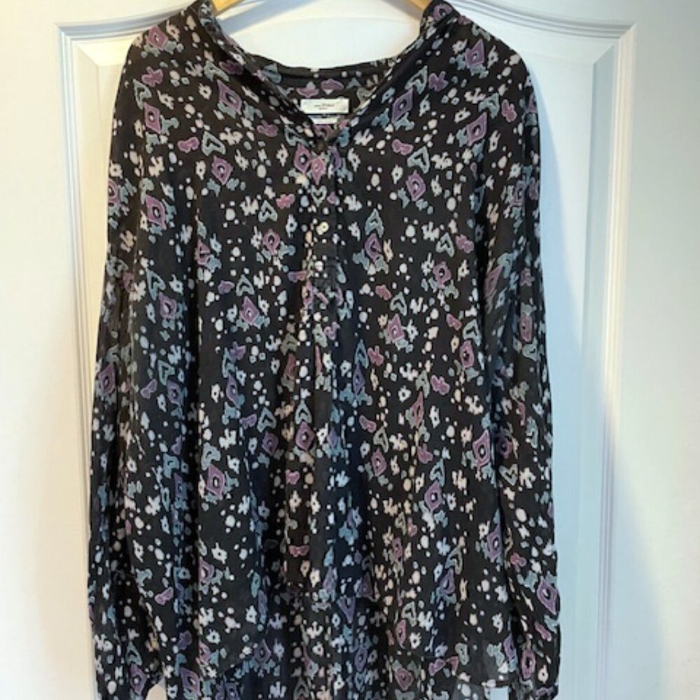 Isabel Marant Etoile_Blouse with Ikat Print